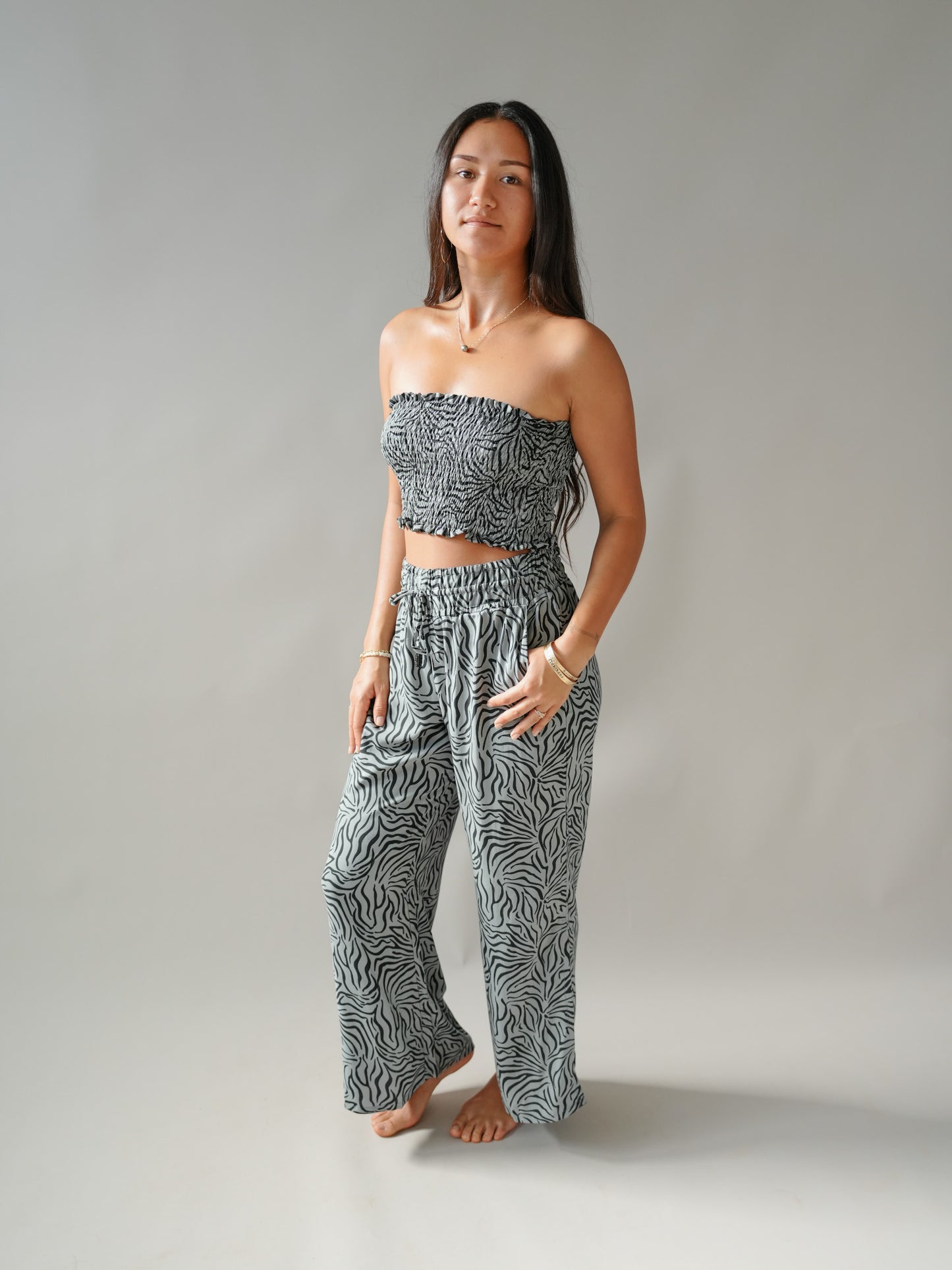 Malta Pant (Short Length)- Raye Grey