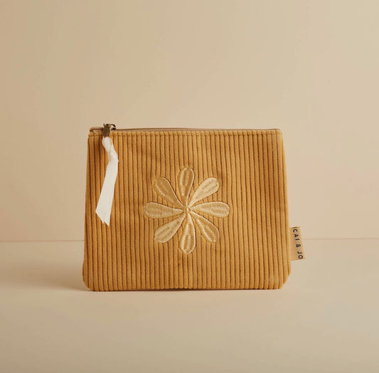 Corduroy Pouch in Marigold
