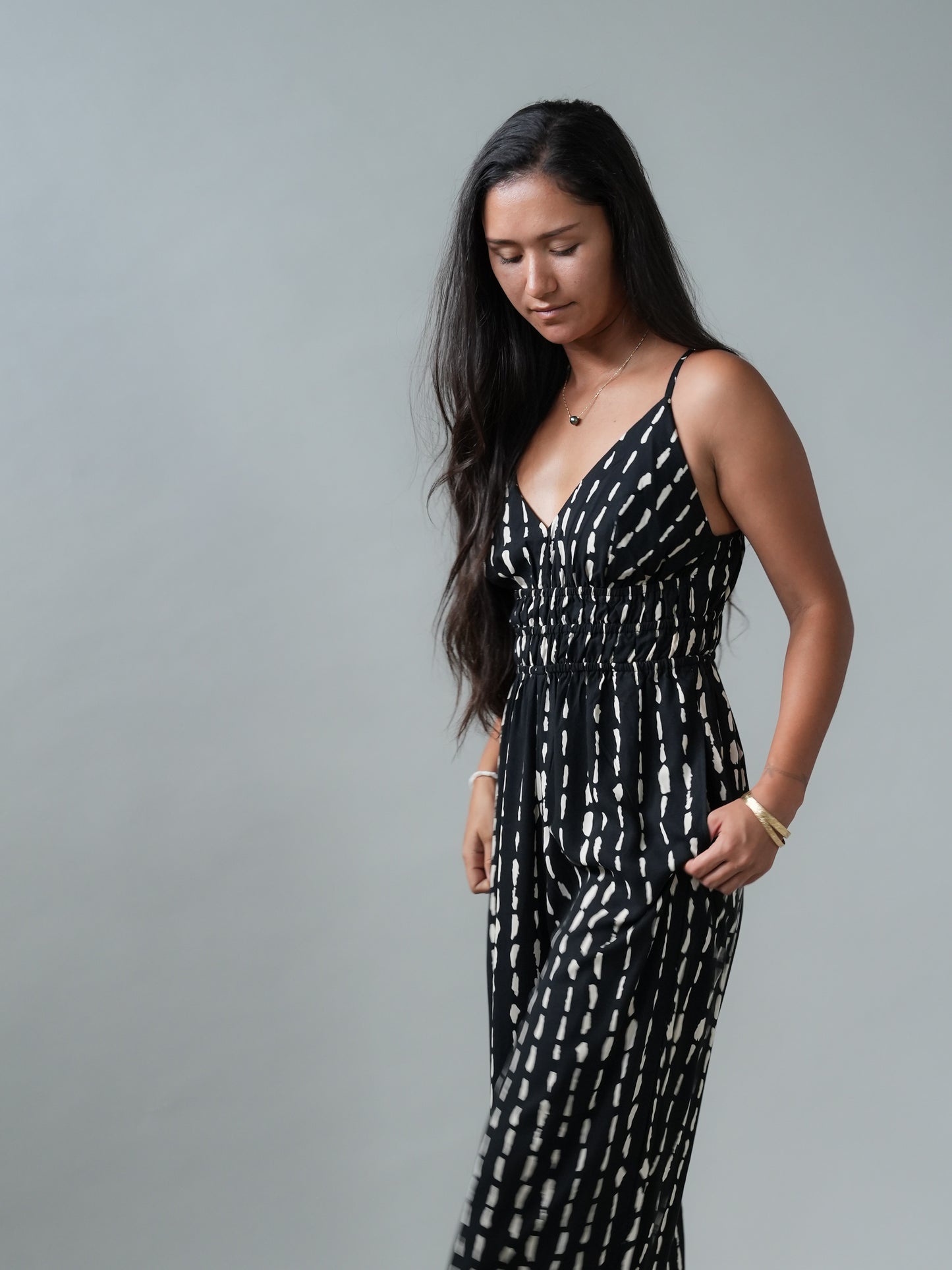 Perola Jumpsuit - Current Black