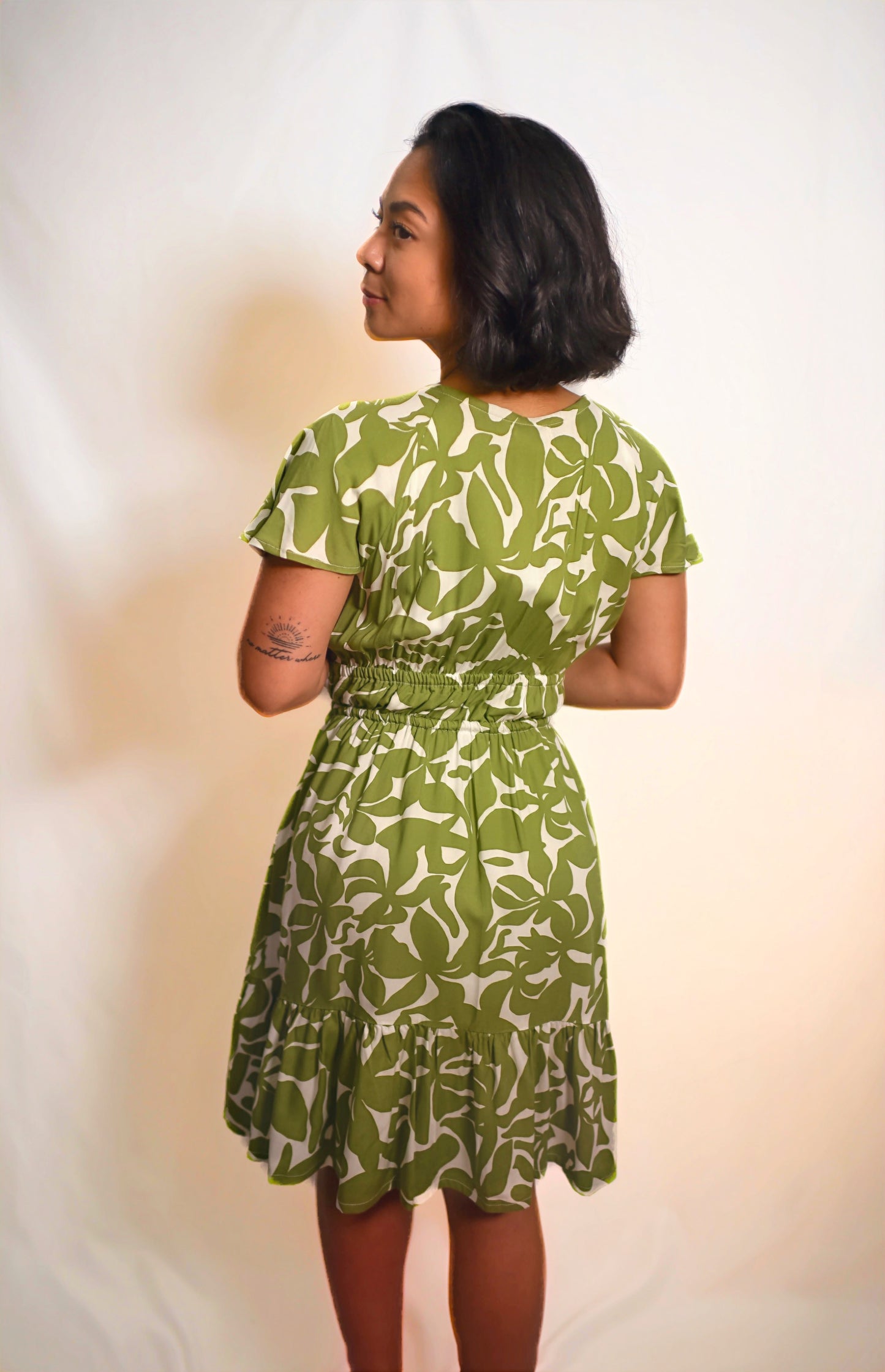 MANOA DRESS - FRANGIPANI MOSS - KHUSH 45