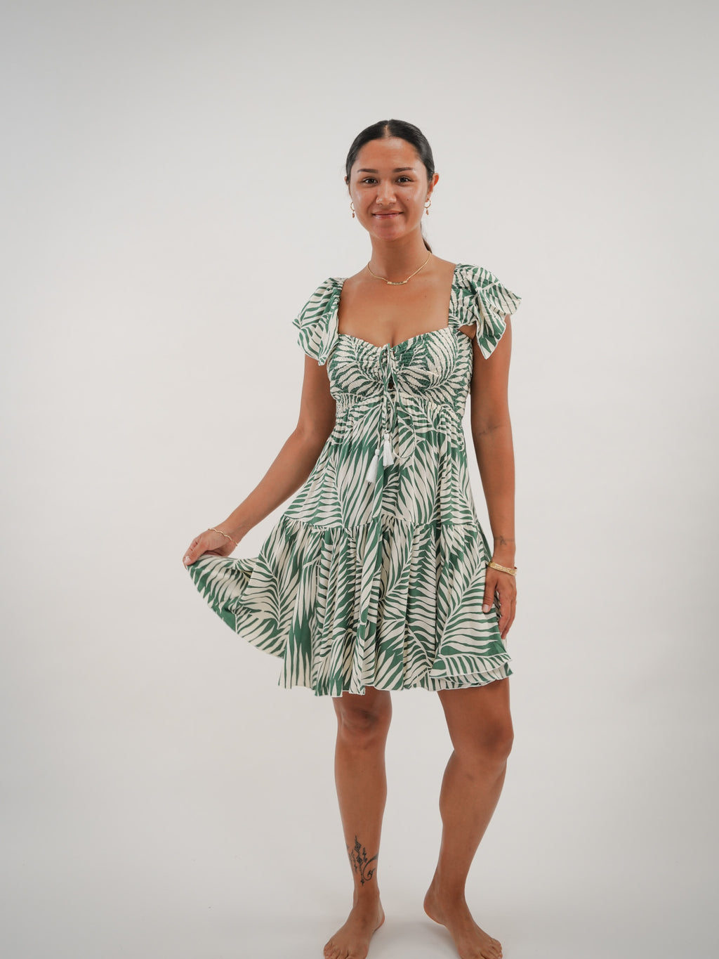 Quinn Dress - Drift Green