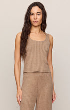 Load image into Gallery viewer, Double Scoop Rib Tank - LIGHT TOFFEE - ZLT254766