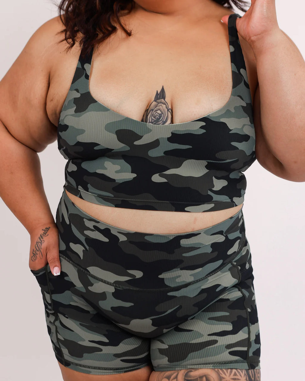 Ribbed Ash Tank - Camo - ABT