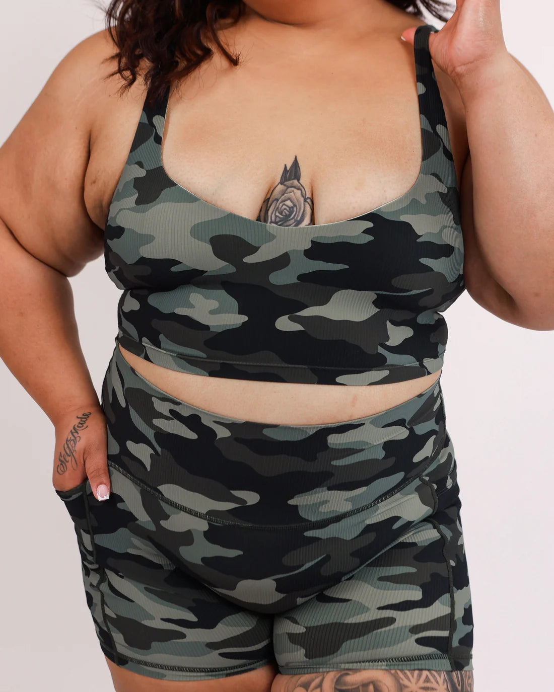 Ribbed Ash Tank - Camo - ABT
