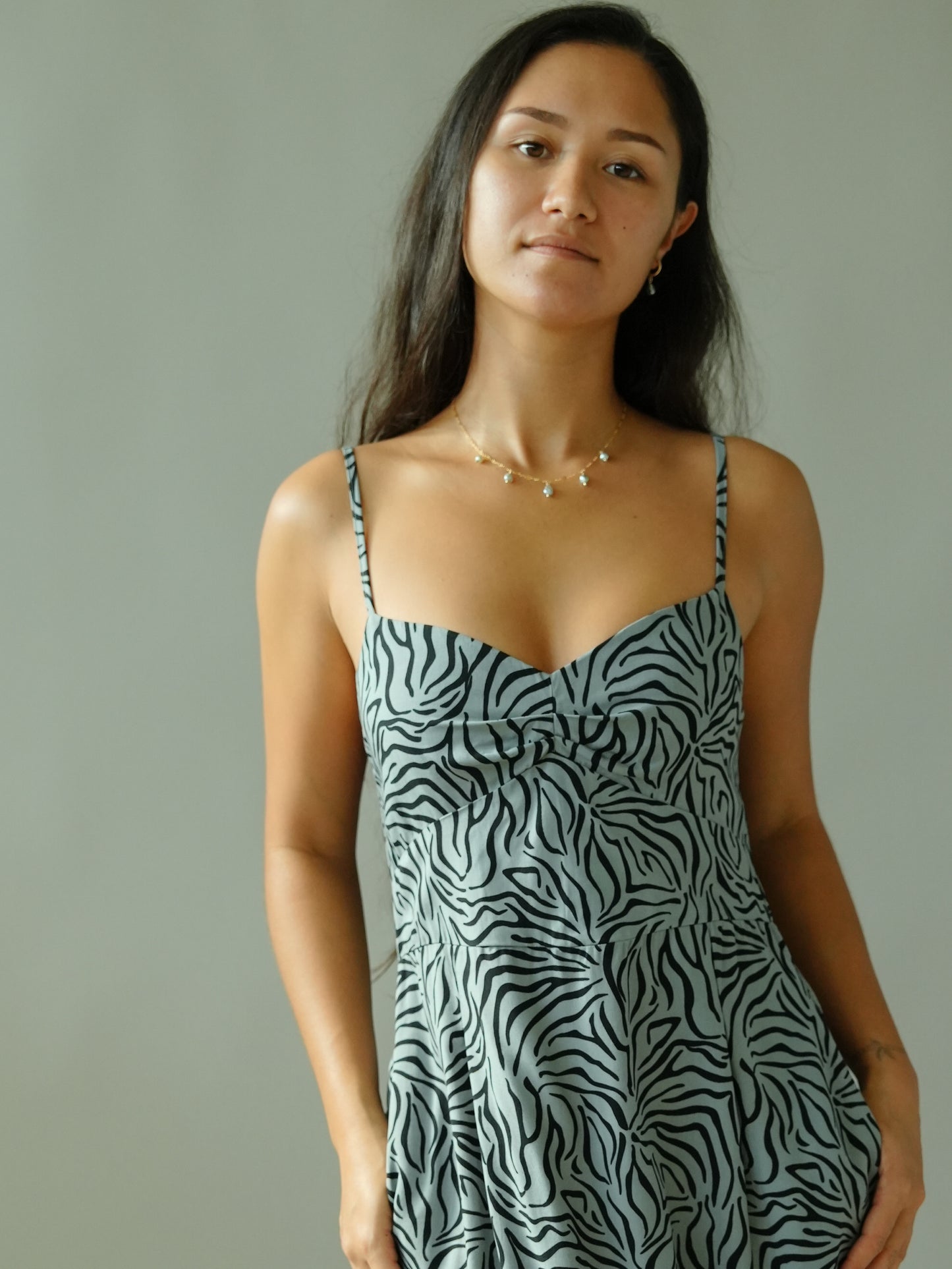 Guapa Dress - Raye Grey