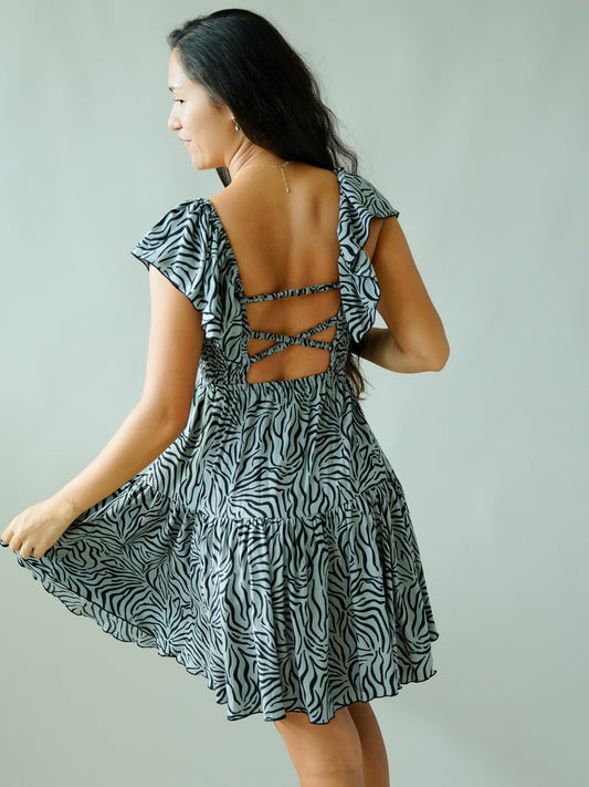 Quinn Dress - Raye Grey