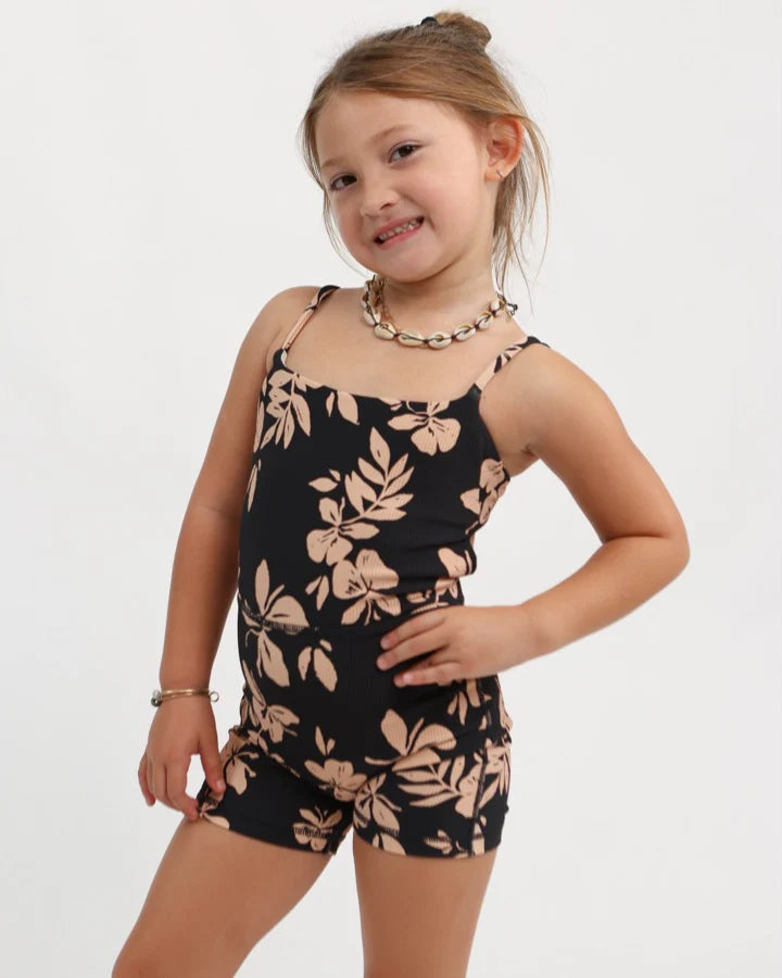 Mini Kayla Jumpsuit in Okika Black - ABT