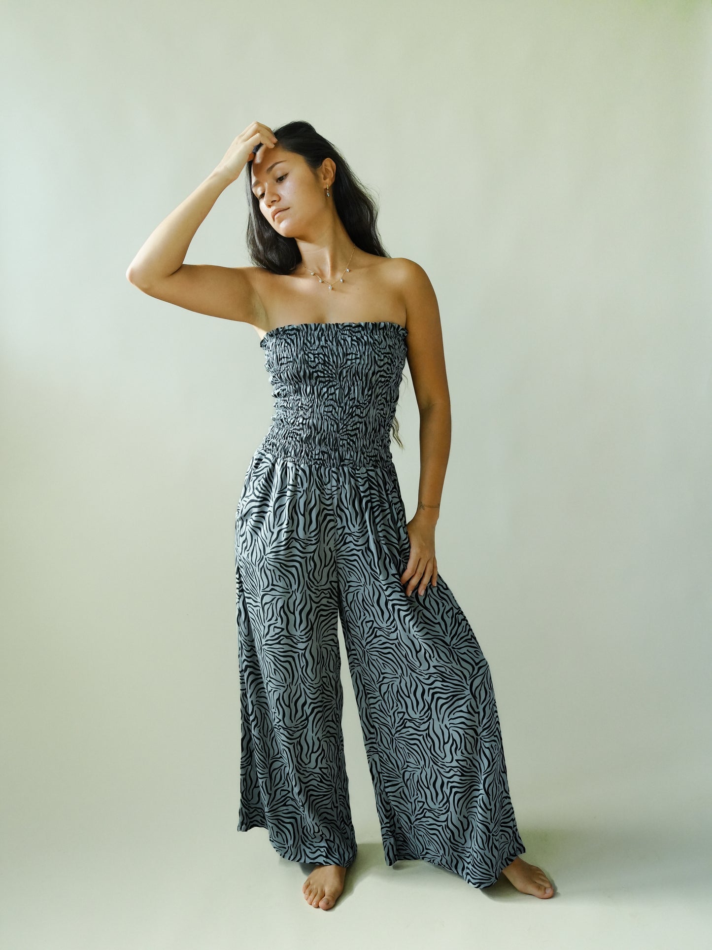 Lawai Jumpsuit - Raye Grey