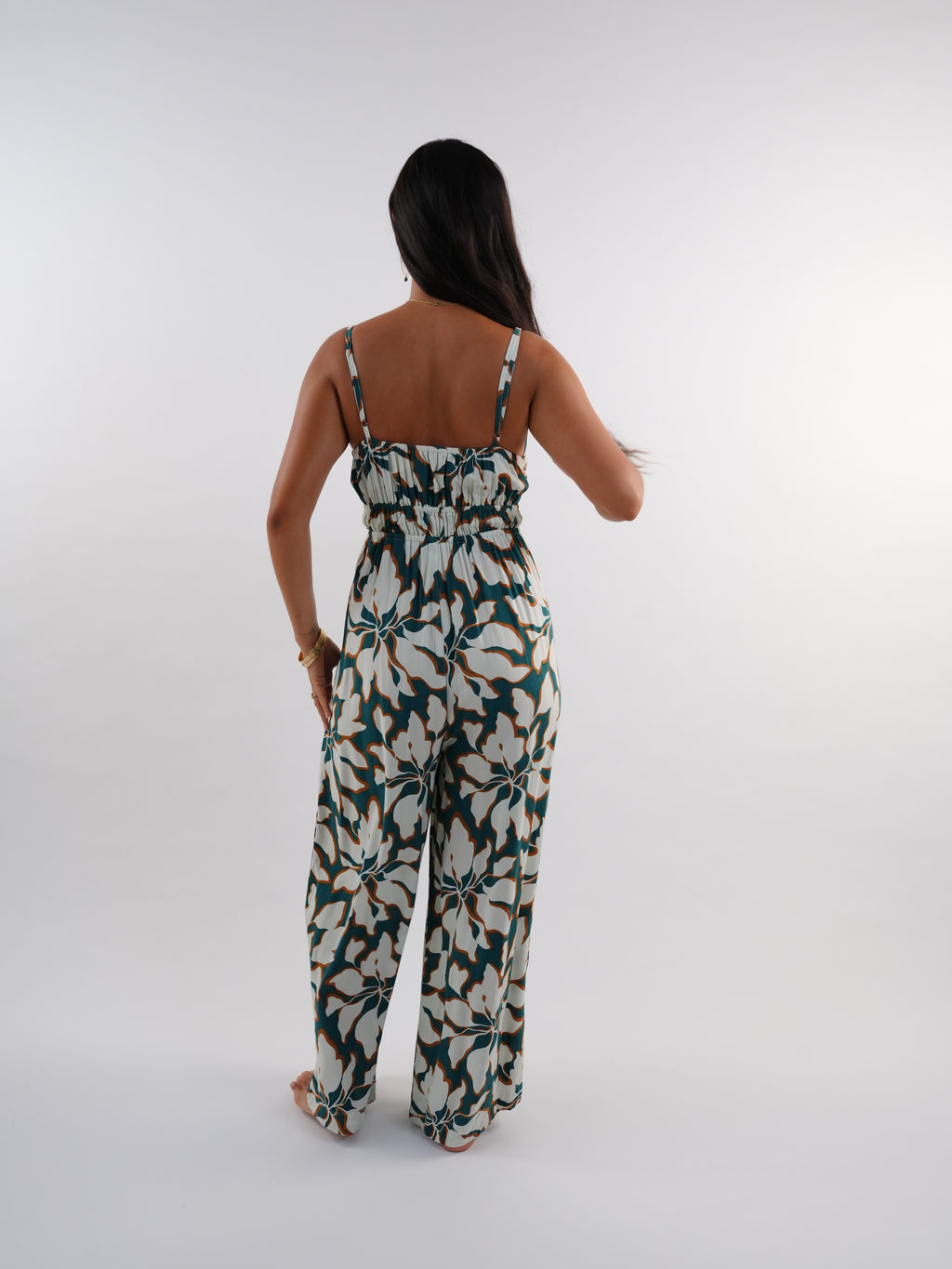 Perola Jumpsuit - Bloomtide Petrol