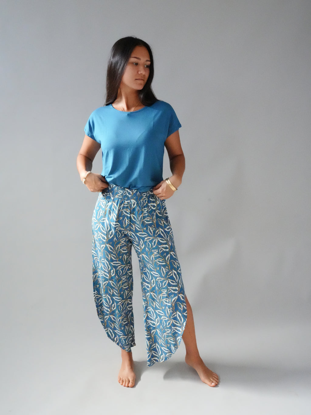 Tahlia Top - Solid Slate