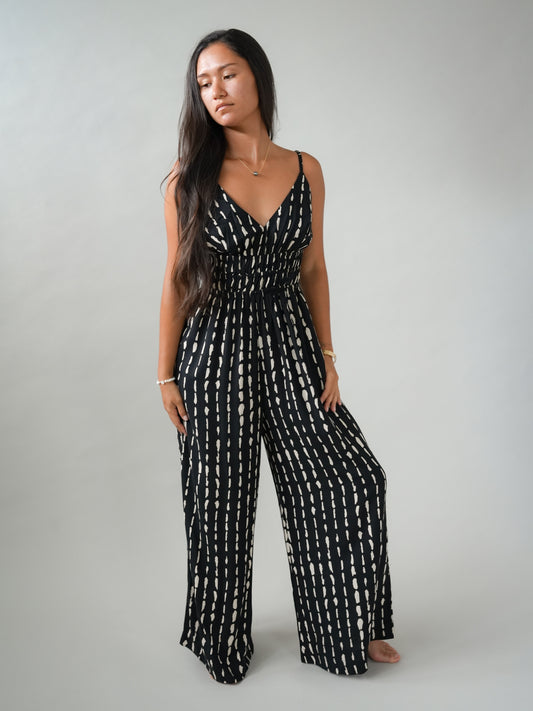 Perola Jumpsuit - Current Black
