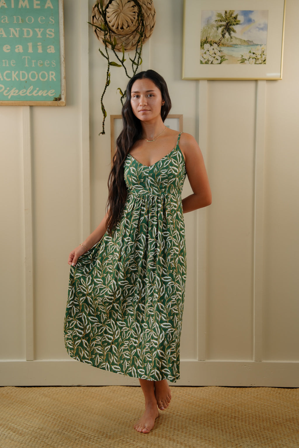 Soller Dress - Lauris Green