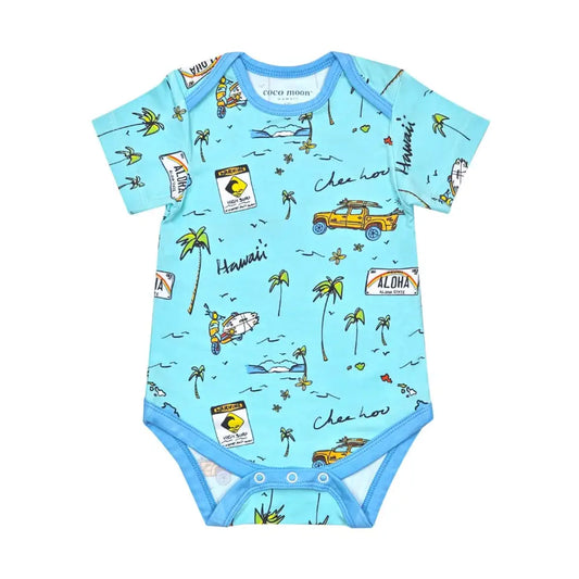We Go Holoholo - Baby Bamboo Onesie- Coco Moon