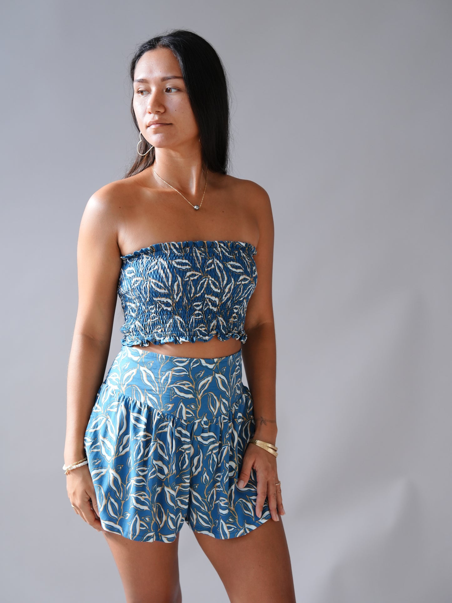 Elya Shorts - Lauris Petrol