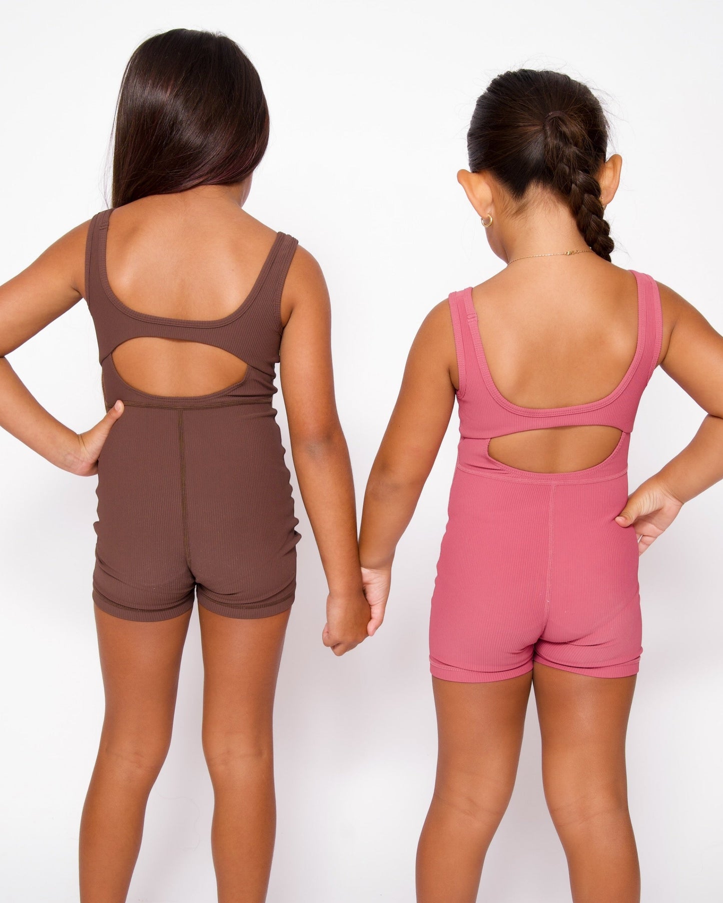 Baby Girl Aura Jumpsuit - Mocha