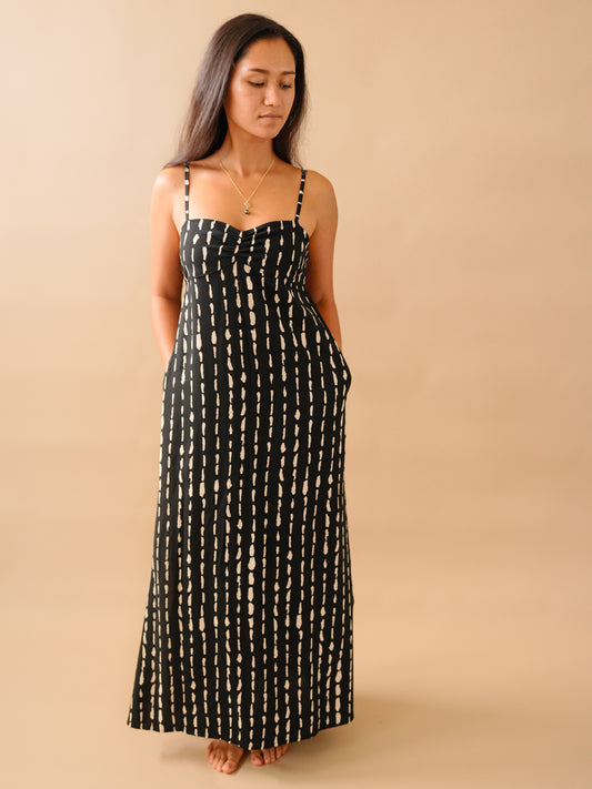 Oliva Dress - Current Black