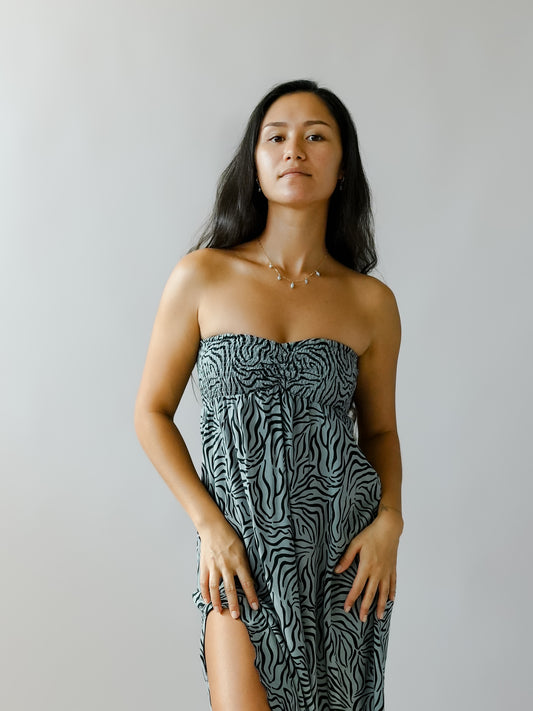 Shayla Dress - Raye Grey