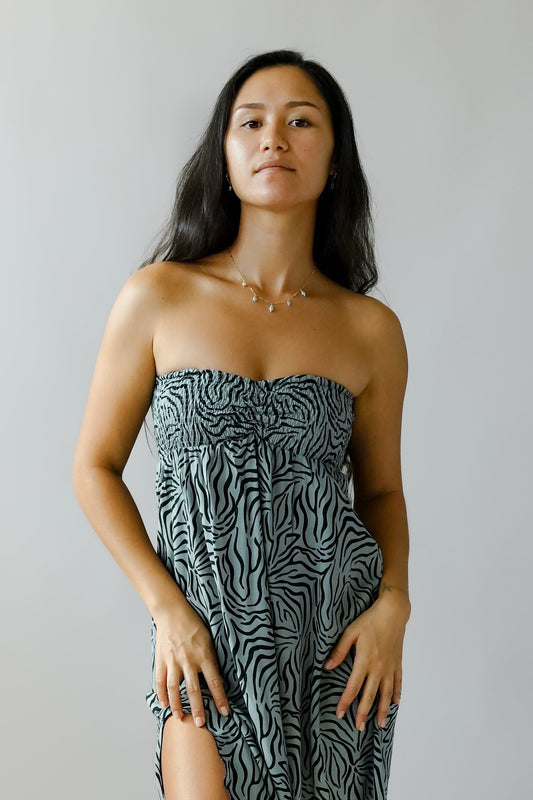 Shayla Dress - Raye Grey