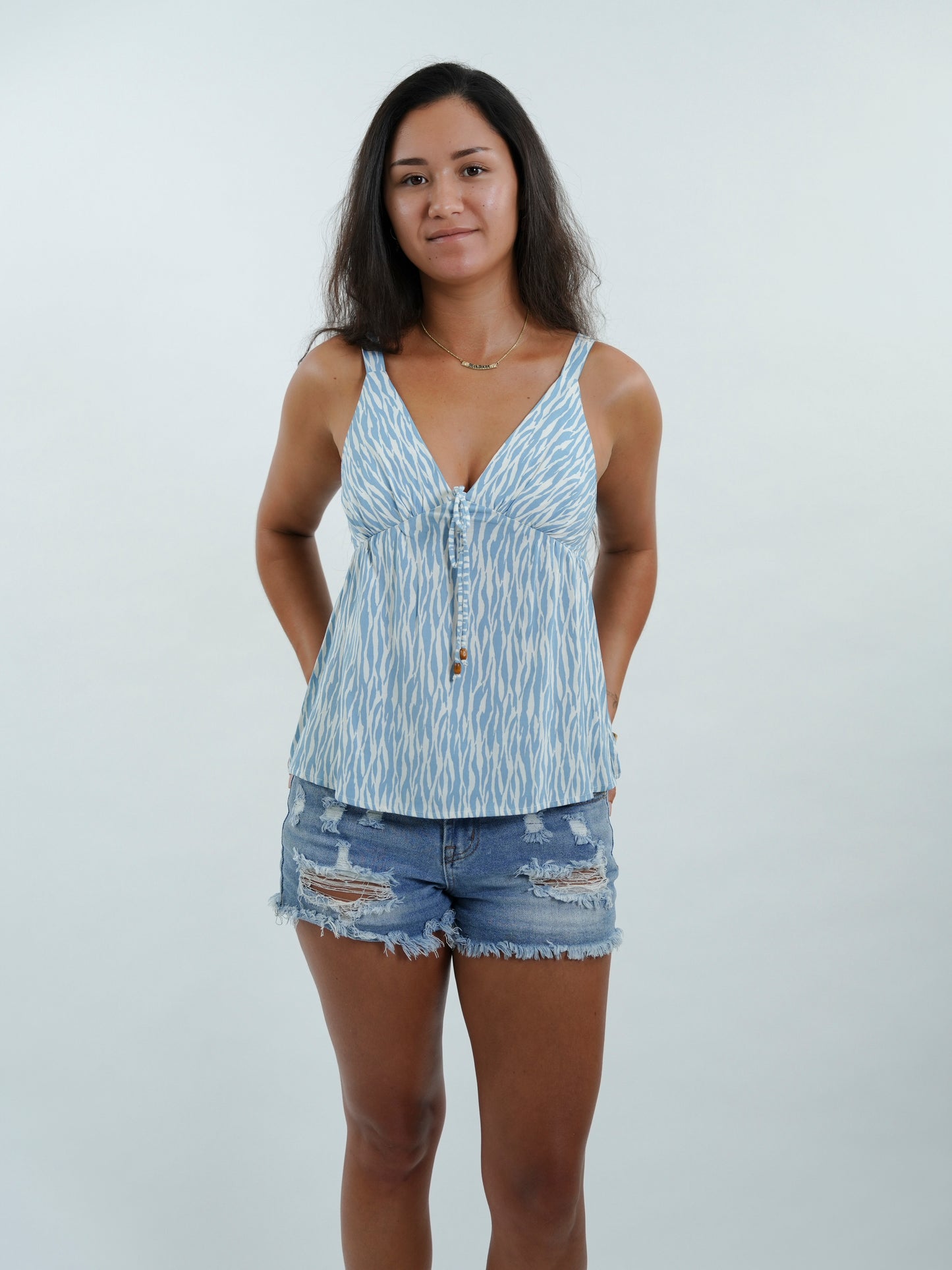 Menina Top - Wild Blue