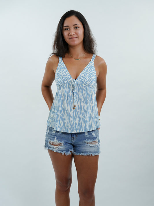 Menina Top - Wild Blue