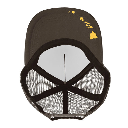 Puakenikeni Trucker Hat - Brown - Na Koa