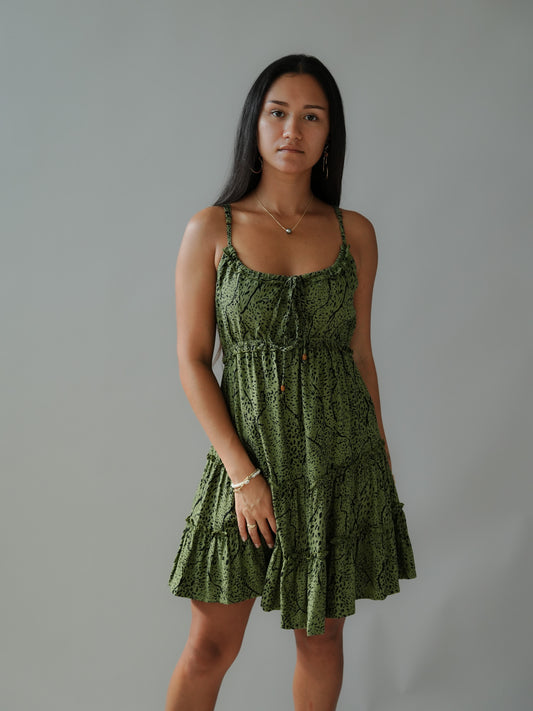 Leni Dress - Savanae Olive