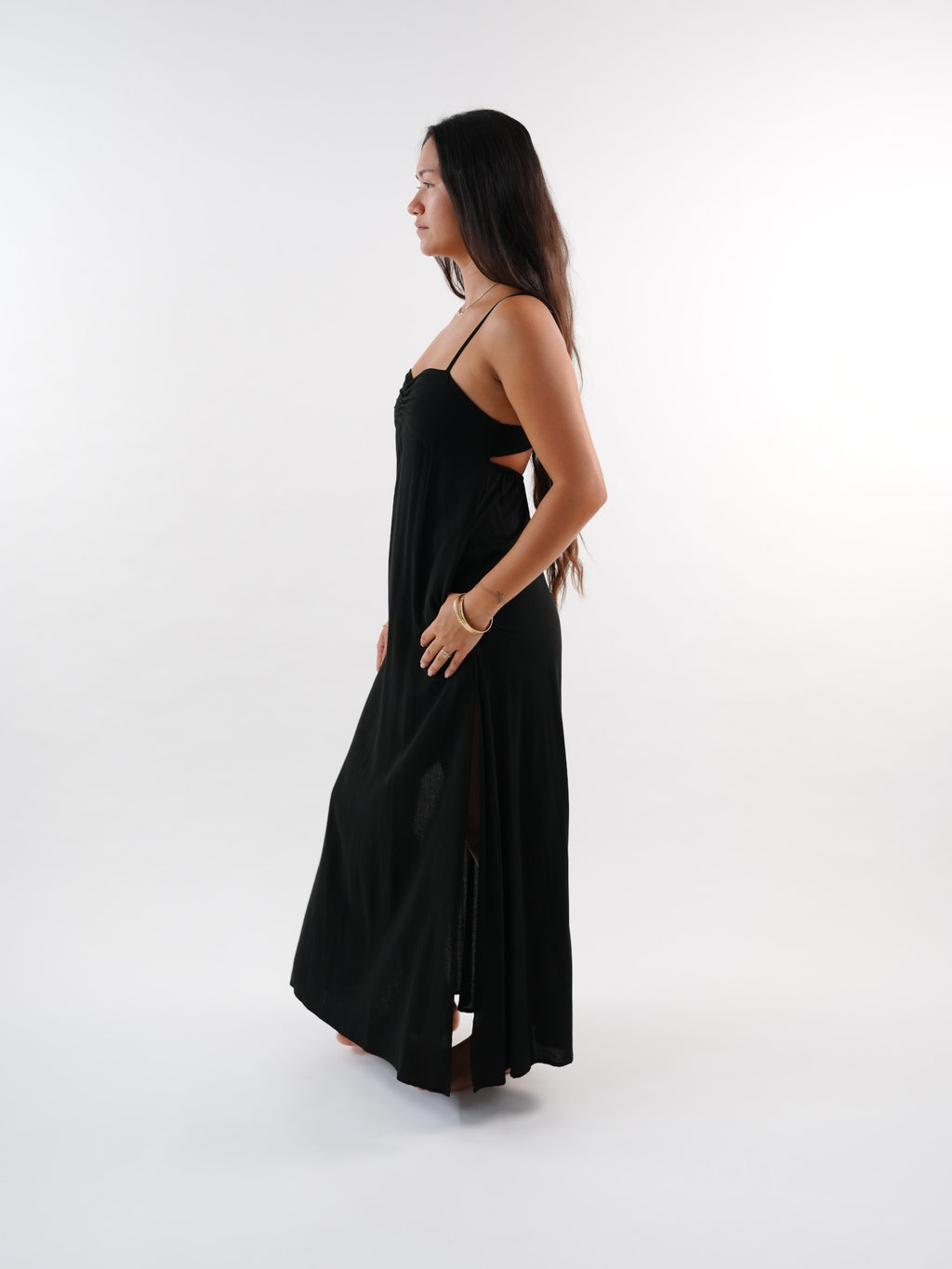 Oliva Dress - Solid black