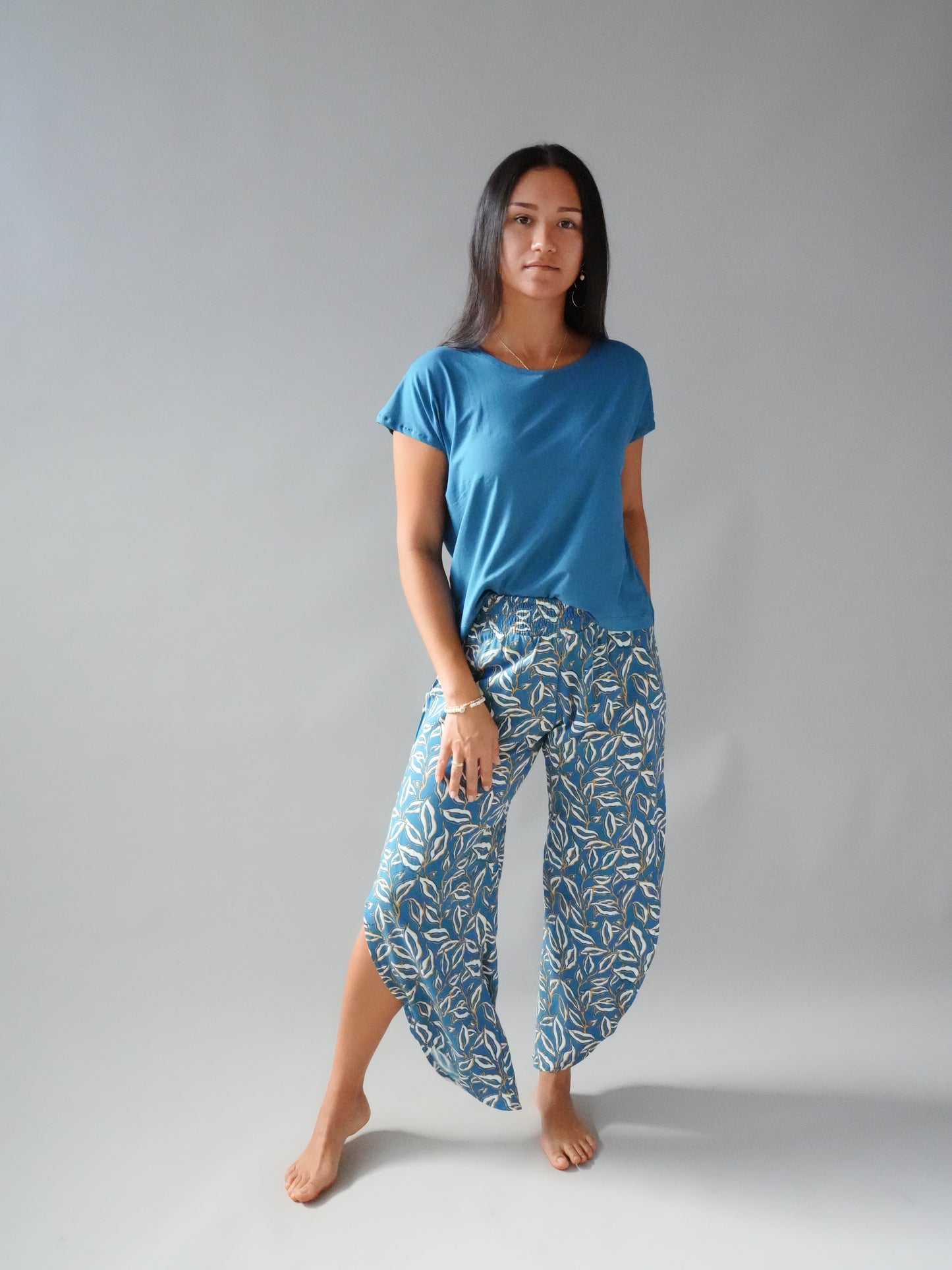 Tahlia Top - Solid Slate