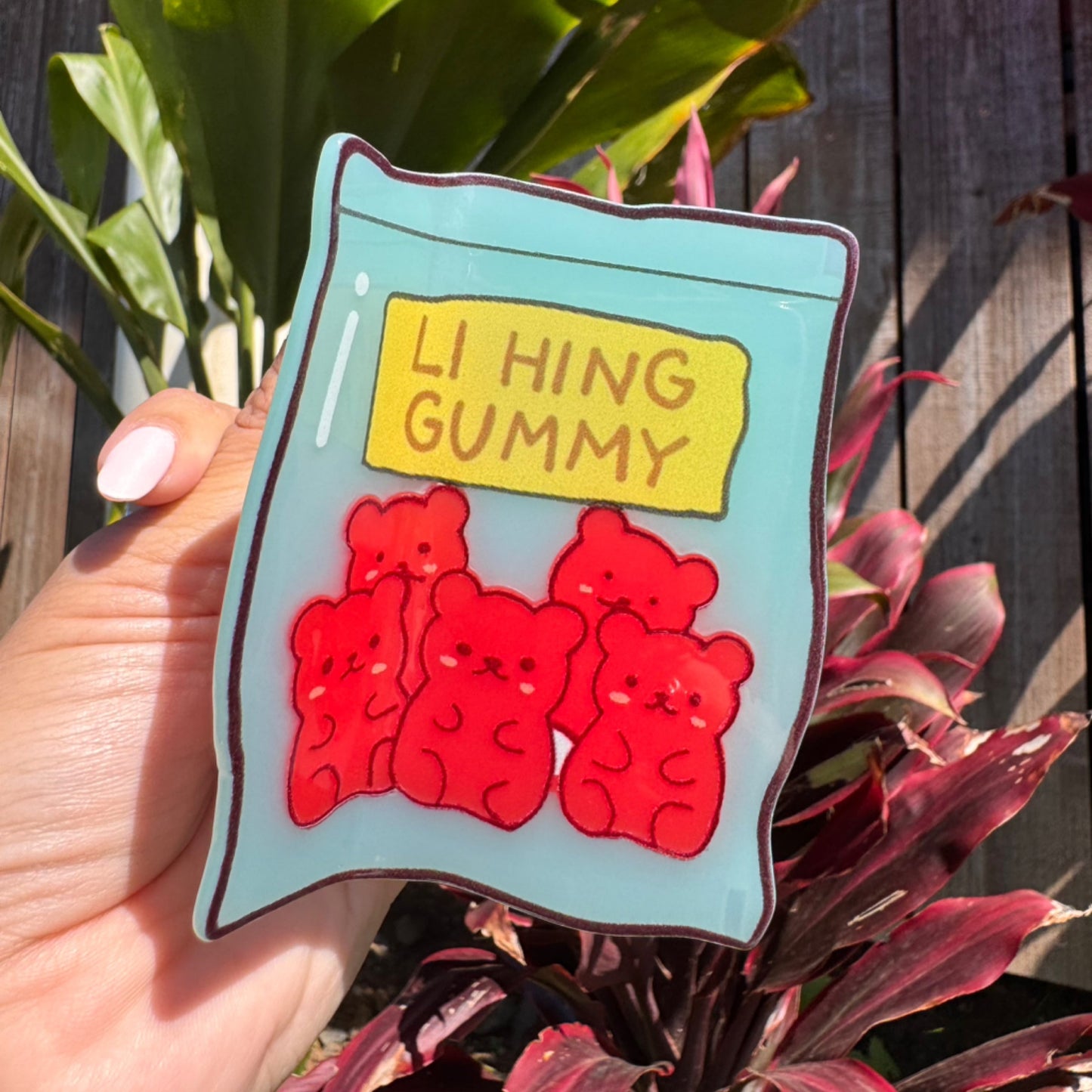 Li Hing Gummy Hair Claw- Honi Hawaii