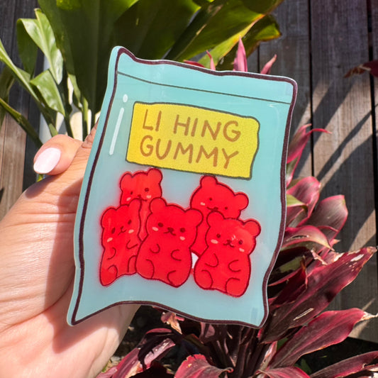 Li Hing Gummy Hair Claw- Honi Hawaii