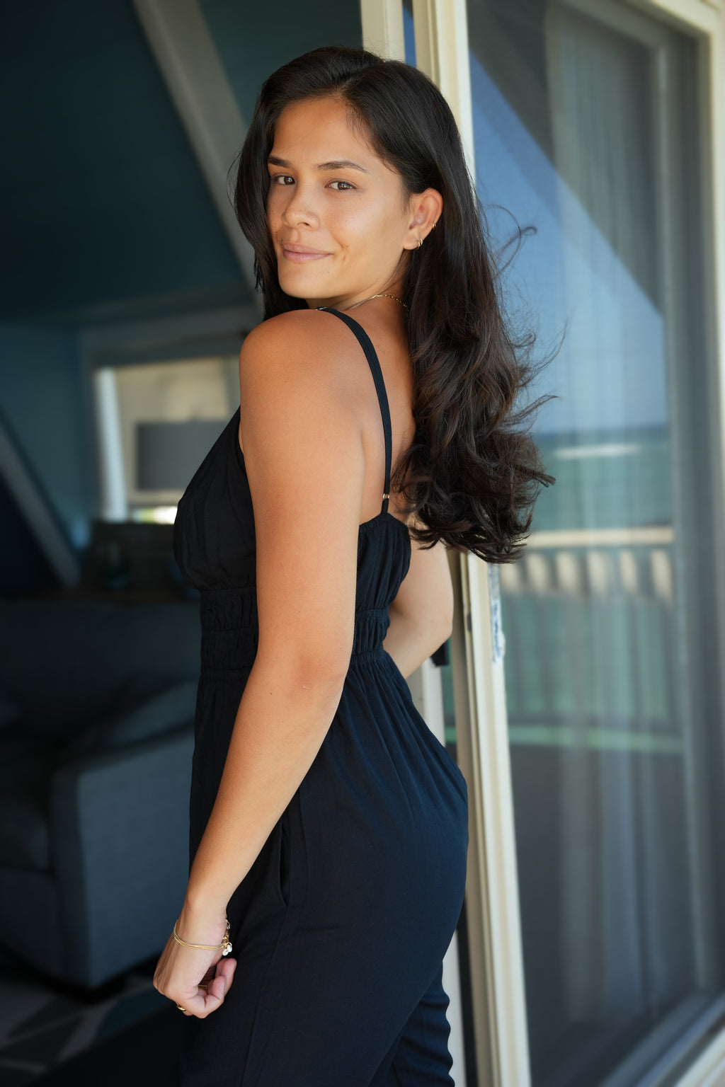 Perola Jumpsuit - Solid Black