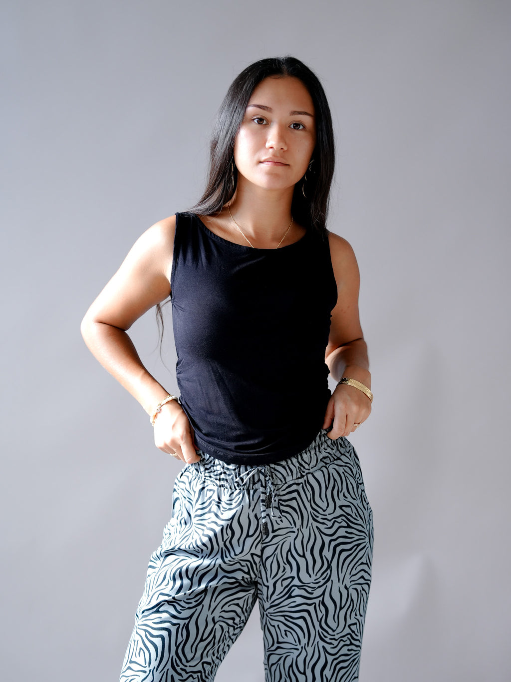 Viscose Aureen Top - Solid Black