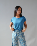 Tahlia Top - Solid Slate