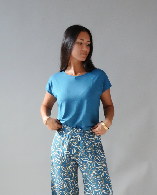 Tahlia Top - Solid Slate