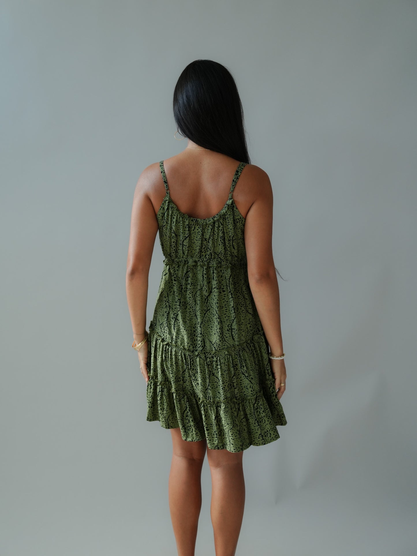 Leni Dress - Savanae Olive
