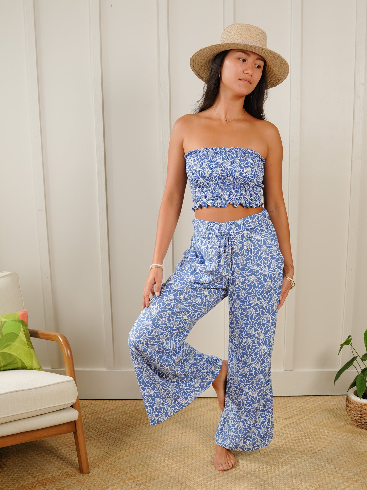 Malta Pant (Short Length) - Lysoria Blue