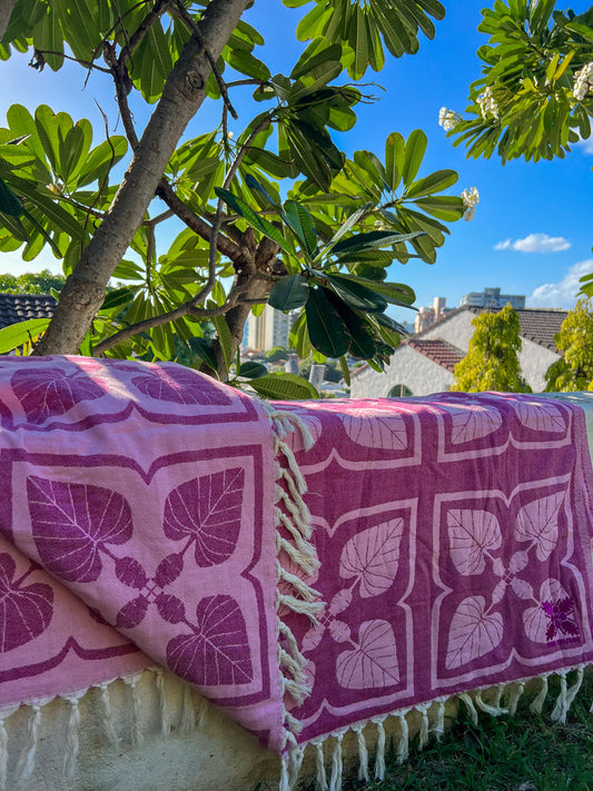 EHA Culture Towel- KALO FIELDS TOWEL FOR 2/pink