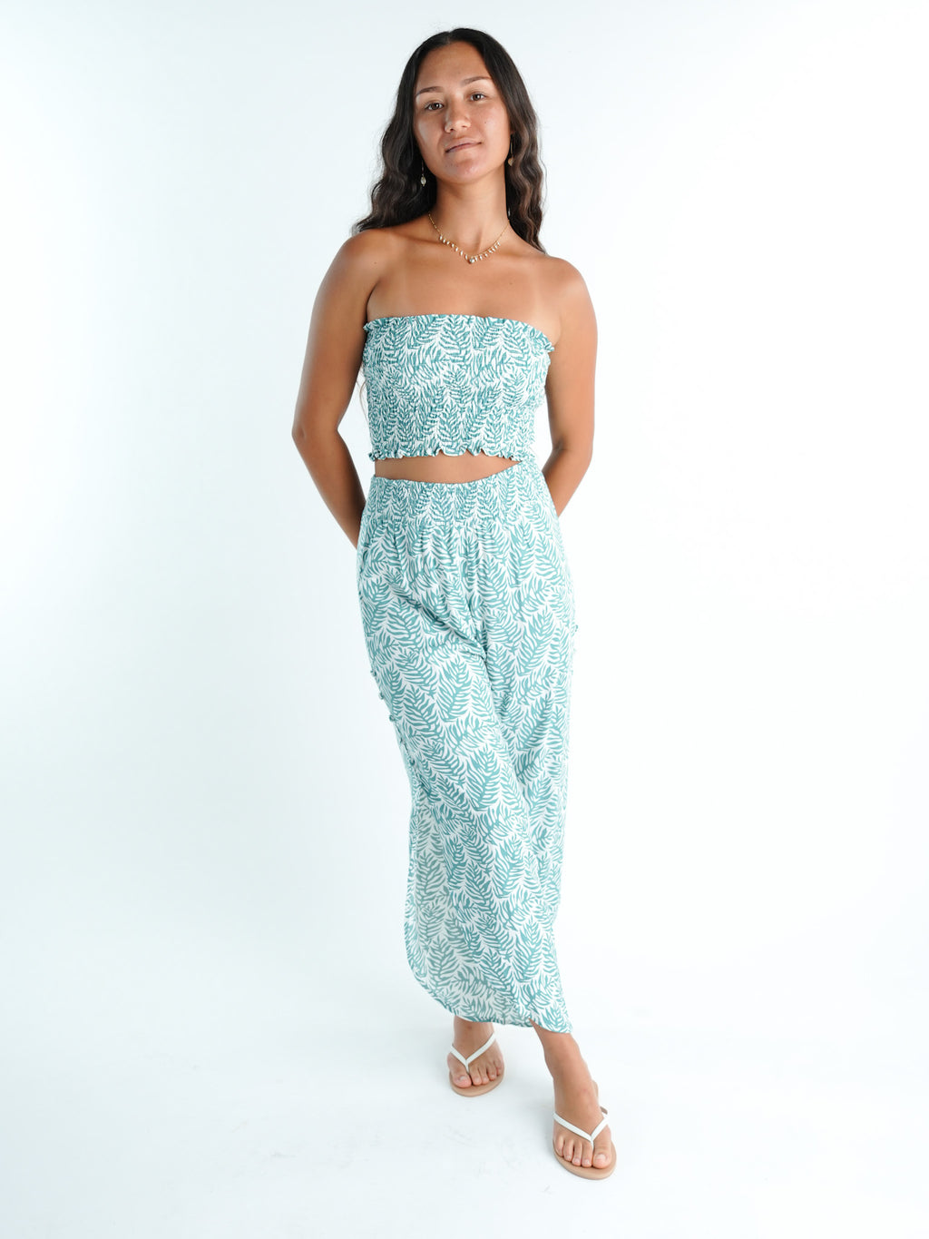 Haven Pant (Short Length)- Brisa Teal