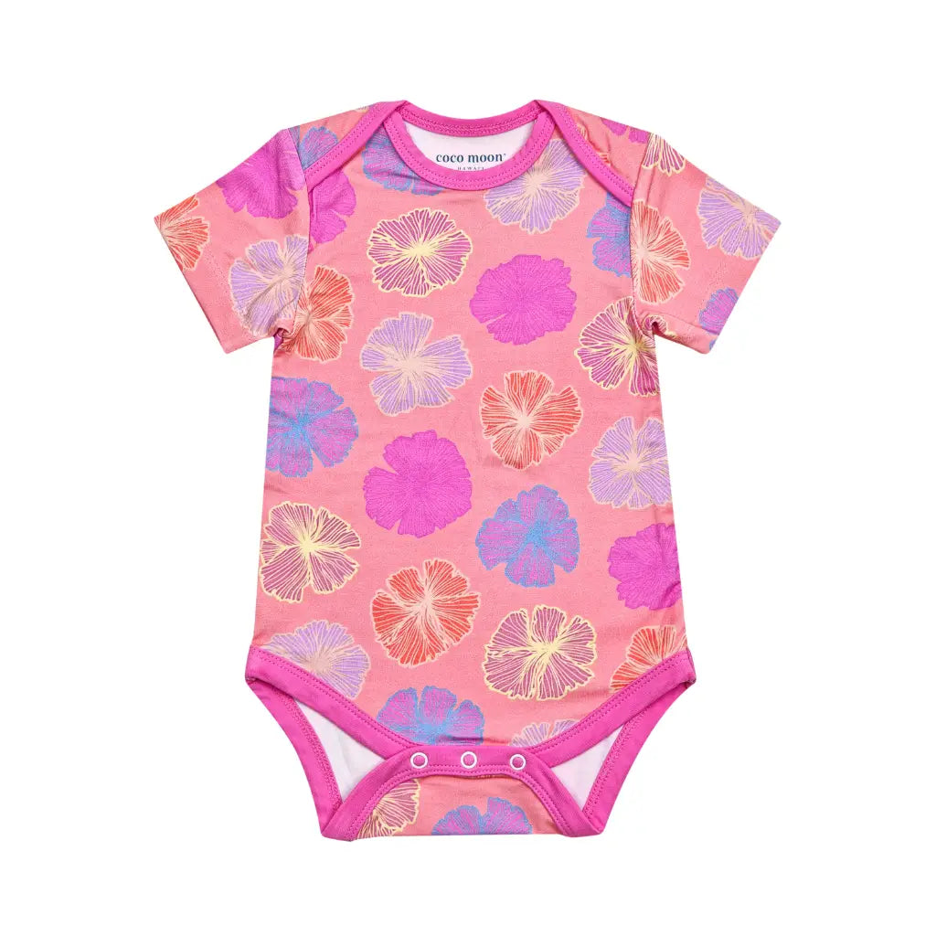 Seaflower - Baby Bamboo Onesie- Coco Moon