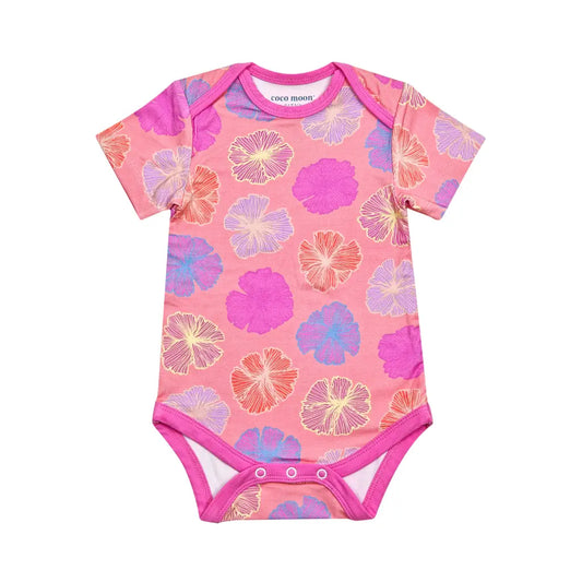 Seaflower - Baby Bamboo Onesie- Coco Moon