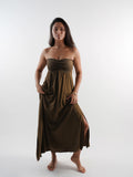 Aven Dress - Solid Brown