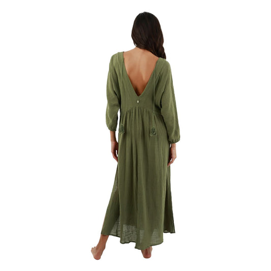 CLOVER GREEN EASY DRESS- MALAI