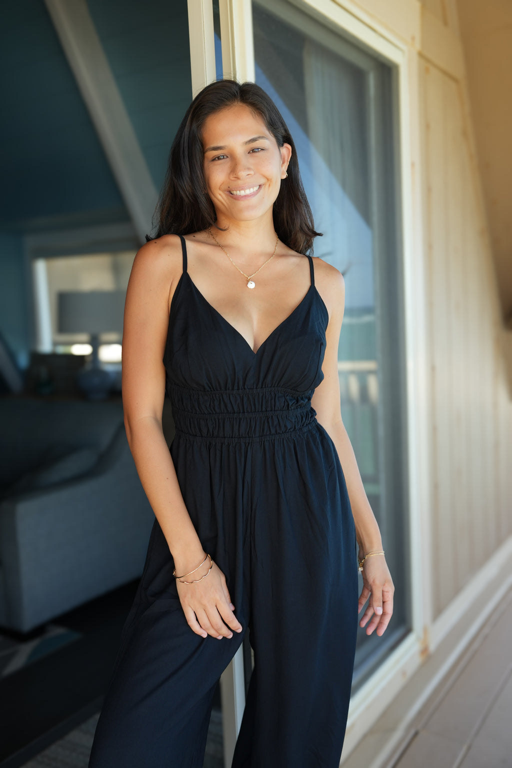Perola Jumpsuit - Solid Black