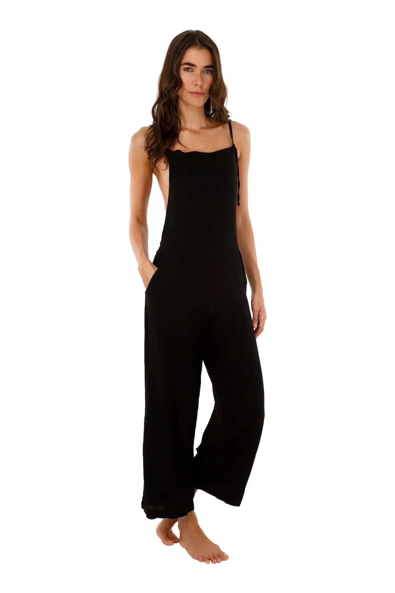 SOLSTICE JUMPSUIT- BLACK - MALAI