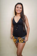 Menina Top - Solid Black