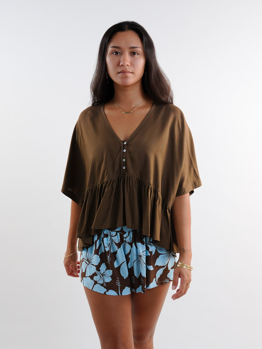 Tavea Top - Solid Brown