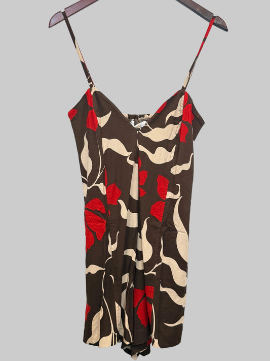 Camille Romper - Fleur Brown
