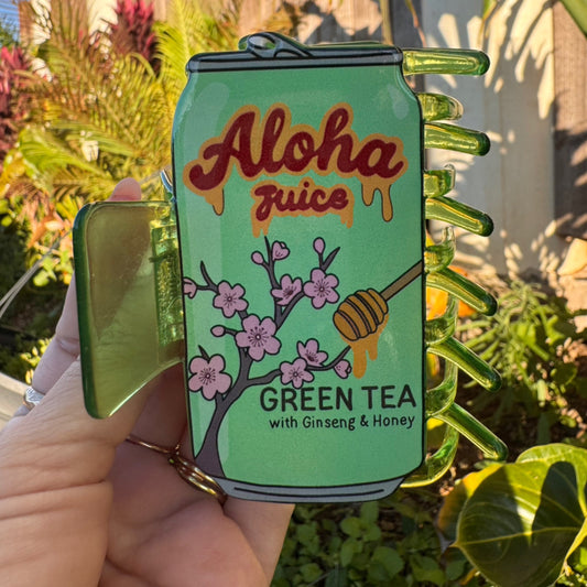 Green Tea Hair Claw- Honi Hawaii