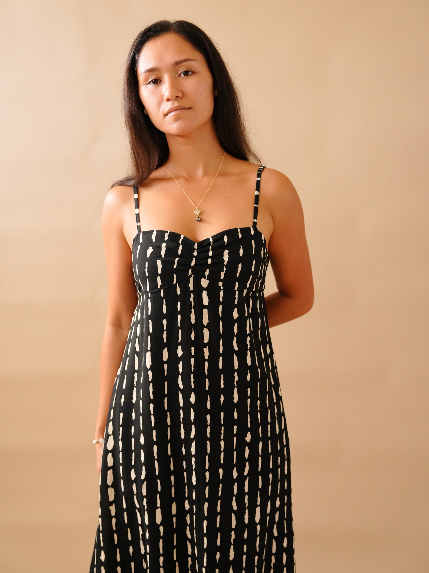 Oliva Dress - Current Black