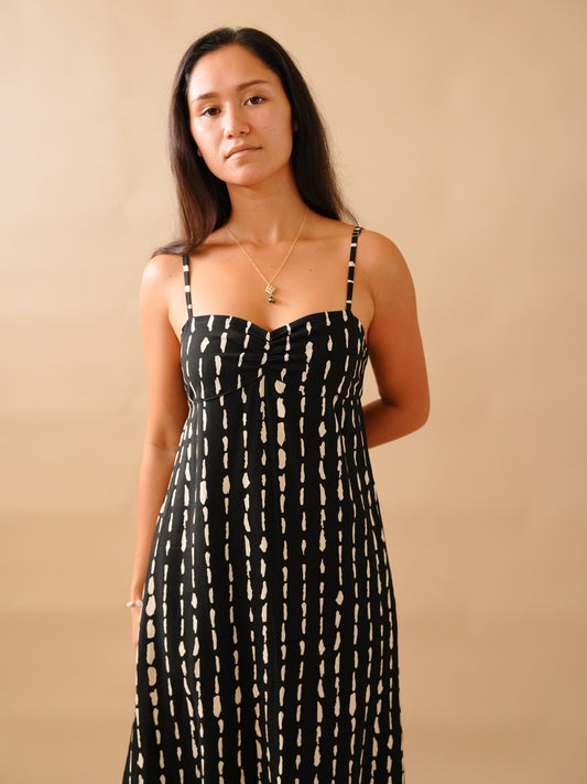 Oliva Dress - Current Black